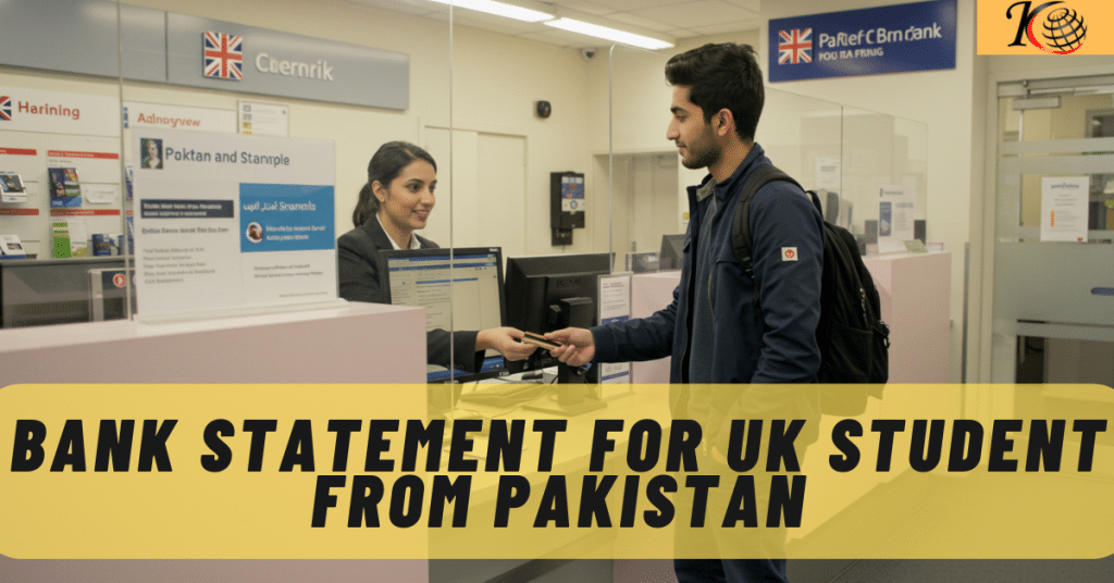 Bank Statement for UK Student